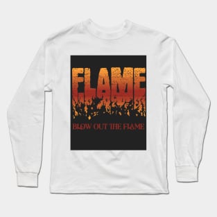 Covered in flames Long Sleeve T-Shirt